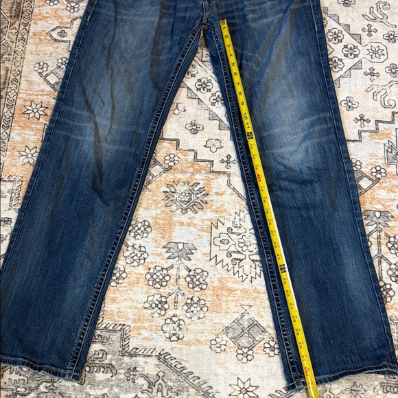 ROCK & ROLL COWBOY DENIM 34x30 Pistol Straight, Regular Straight Leg Jeans - Picture 5 of 9